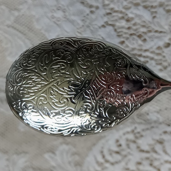 Vintage Silverplate Tongs Ornate Scissor Style Salad Servers - Picture 3 of 9